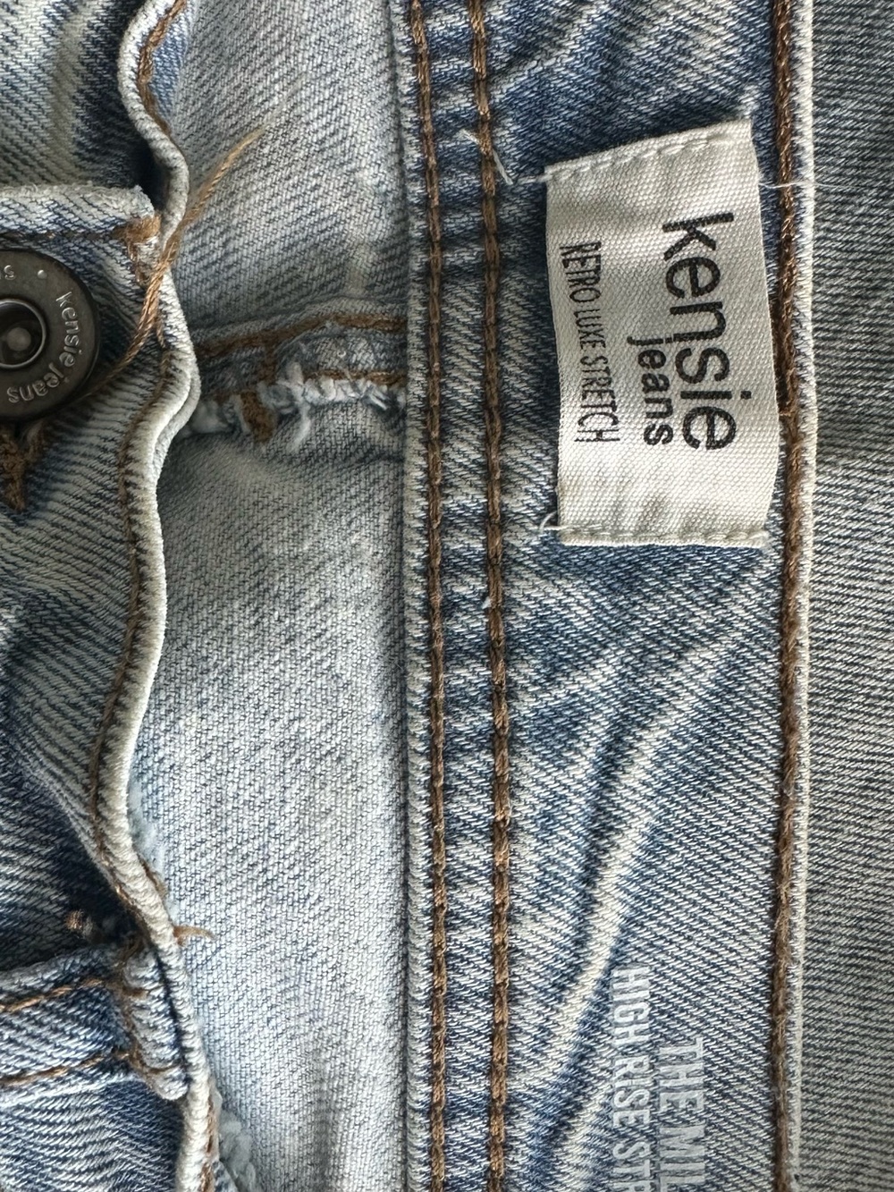 Kensie Light Blue High Rise Women's Jeans